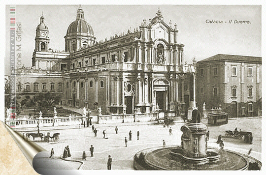 Catania il Duomo nel 1908