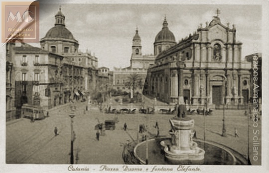 Catania il Duomo nel 1908