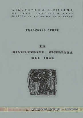 la Rivoluzione Siciliana del 1848 di Francesco Perez - copertina libro inserita il 26/6/01