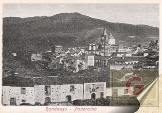 Veduta di Randazzo nel 1902